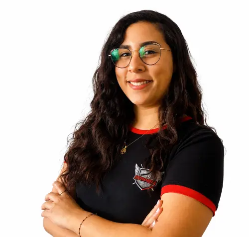 Retrato de Emilys Blanco, coordinadora académica de BigDrummers